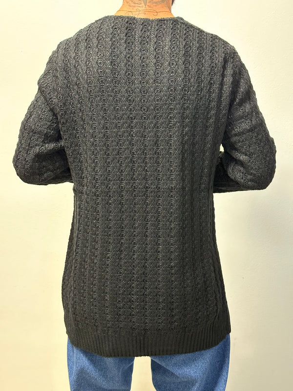 Cardigan lungo nero